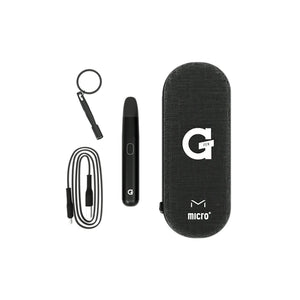 G Pen - Micro+ Dry Herb Vaporizer Kit (Black) - Inclusions