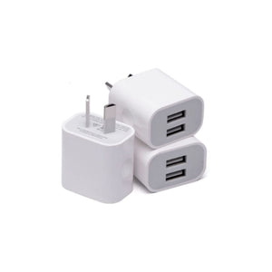 USB Dual Port Charging Adaptor Brick 