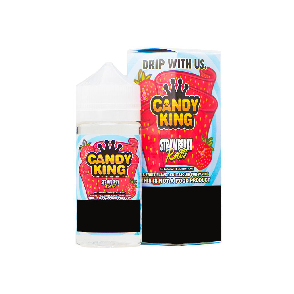 Candy King 100mL Strawberry Rolls variant