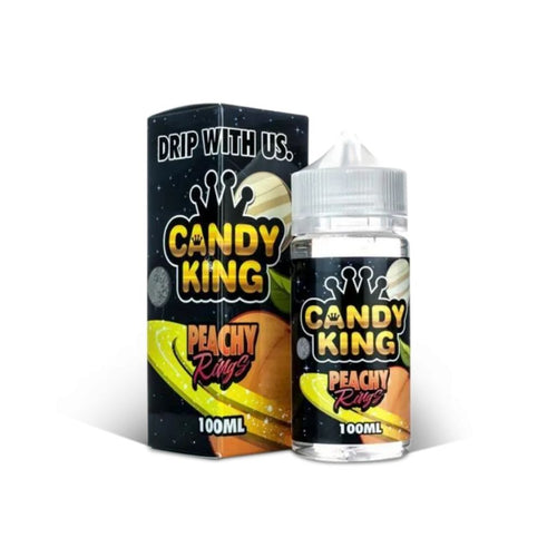 Candy King 100ml Peachy Rings flavour