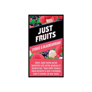Just Fruits 60ml Lychee & Blackcurrant flavour