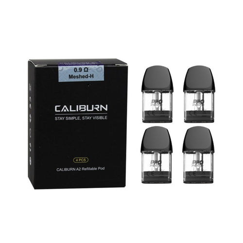 Uwell 0.90ohm Caliburn A2 2ml Pod Cartridge Meshed-H Package content